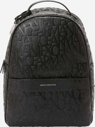 ARMANI EXCHANGE Reppu 'Liz Pebble' värissä musta / hopea, Tuotenäkymä