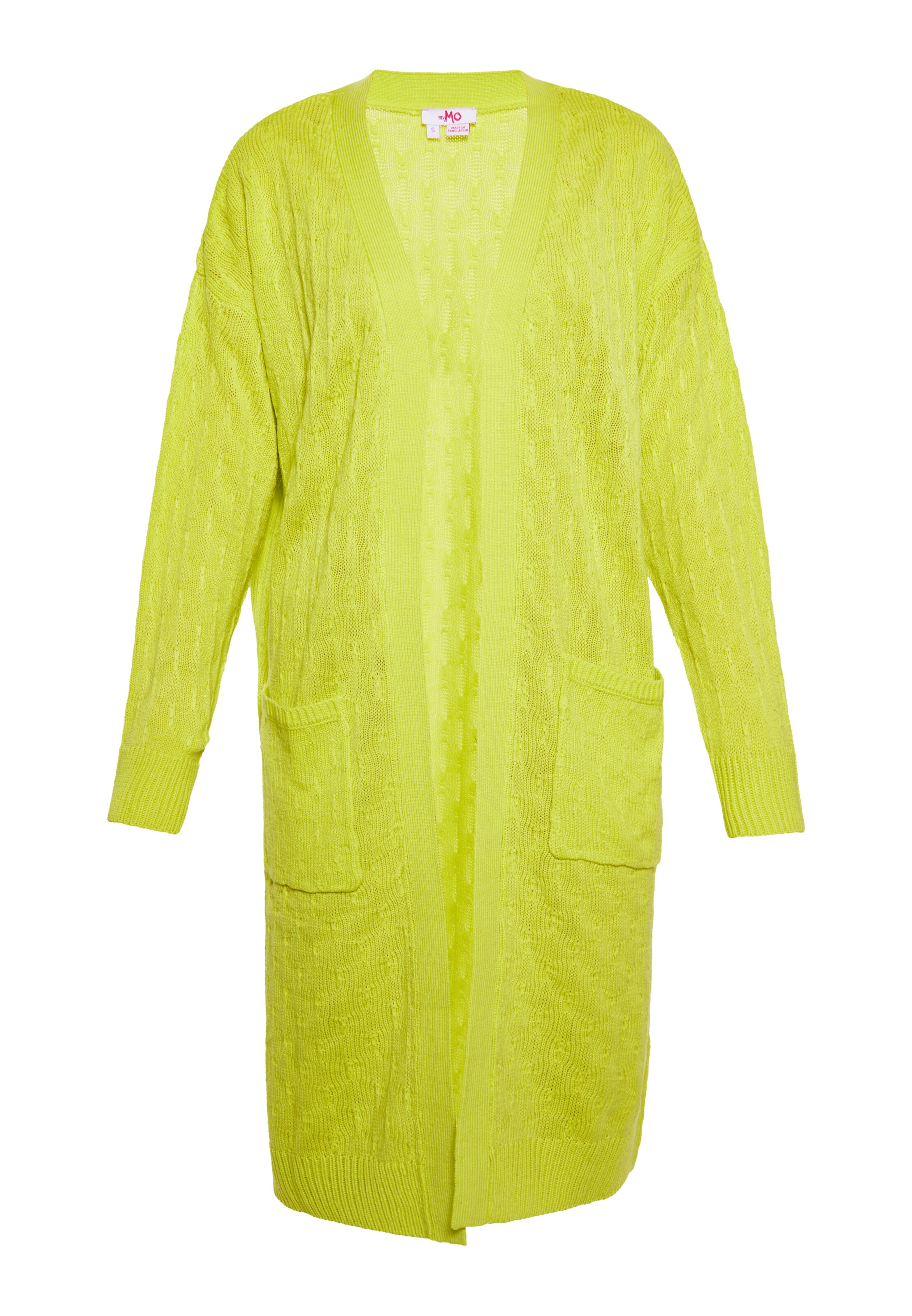 MYMO Gebreid vest in Groen: voorkant