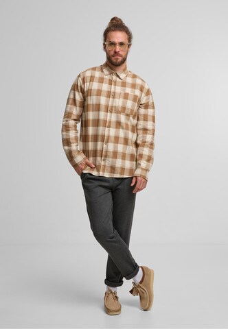 INDICODE JEANS Regular fit Button Up Shirt in Orange