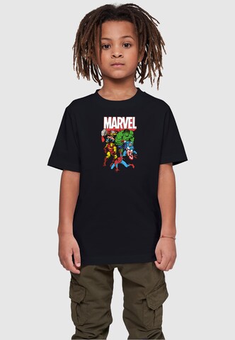 ABSOLUTE CULT Shirt 'Avengers - Marvel Comics Group' in Black: front