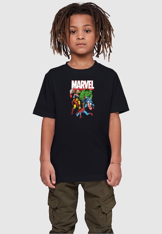 ABSOLUTE CULT Shirt 'Avengers - Marvel Comics Group' in Black: front