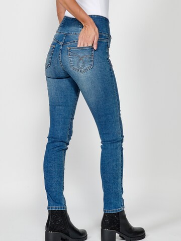 KOROSHI Skinny Jeans in Blau