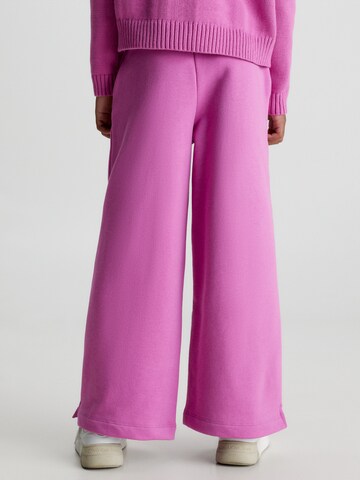 Calvin Klein Jeans Wide leg Pants in Purple