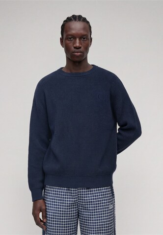 Pull-over Karl Kani en bleu : devant