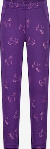 SALT AND PEPPER Slim fit Leggings in Purple: front