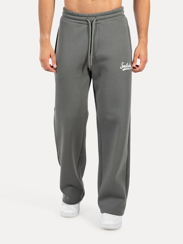 Smilodox Loose fit Trousers 'Lorik' in Grey: front
