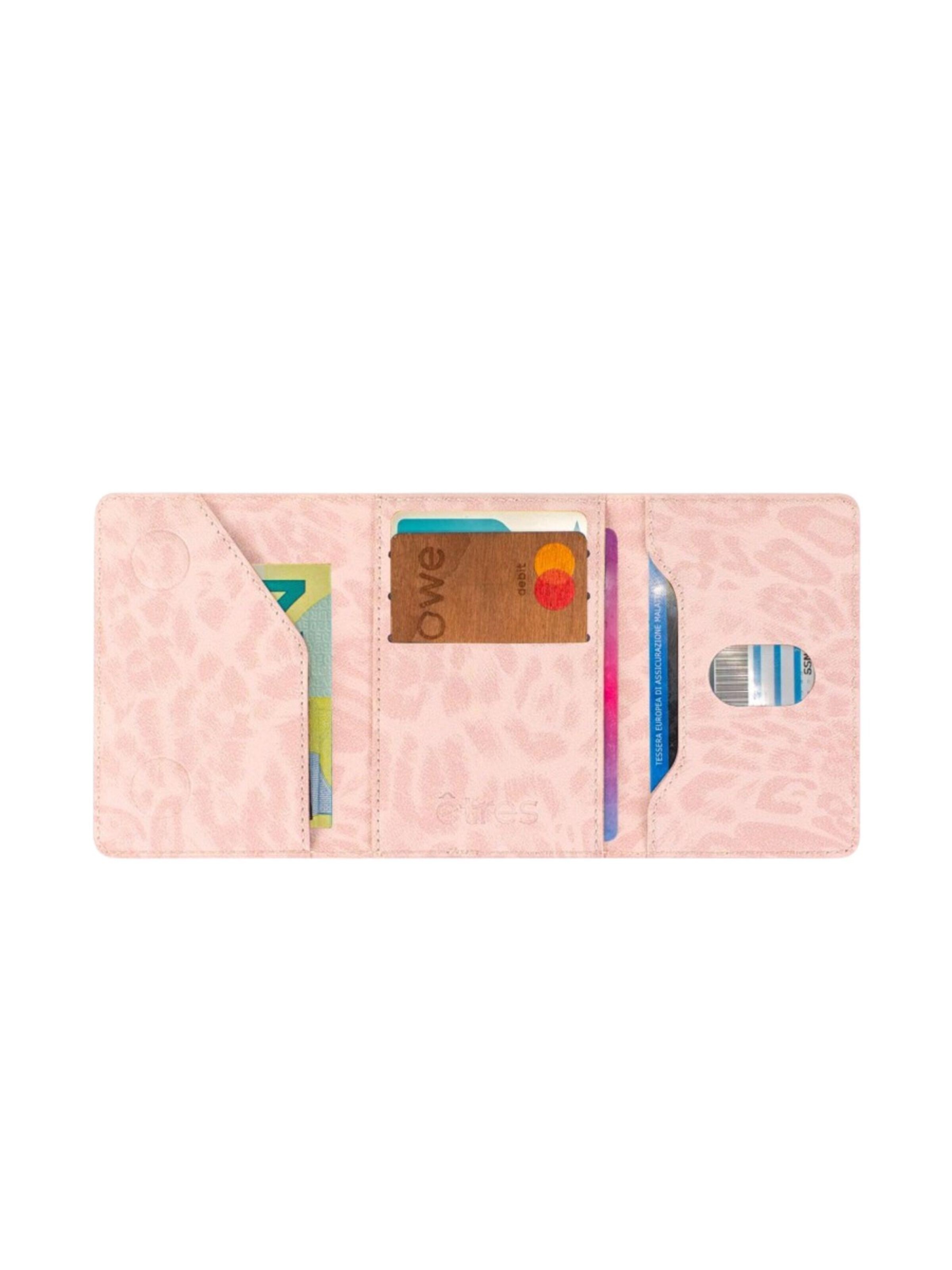 Porte-monnaies 'Etres Smart Wallet - Flach • Animalier' Techmade en rose