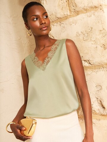 love & roses Top in Grün