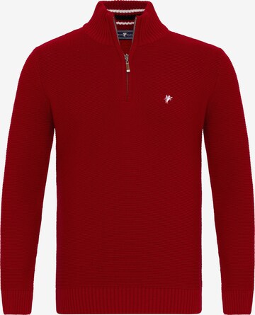 DENIM CULTURE Sweater 'DIOGO' in Red: front