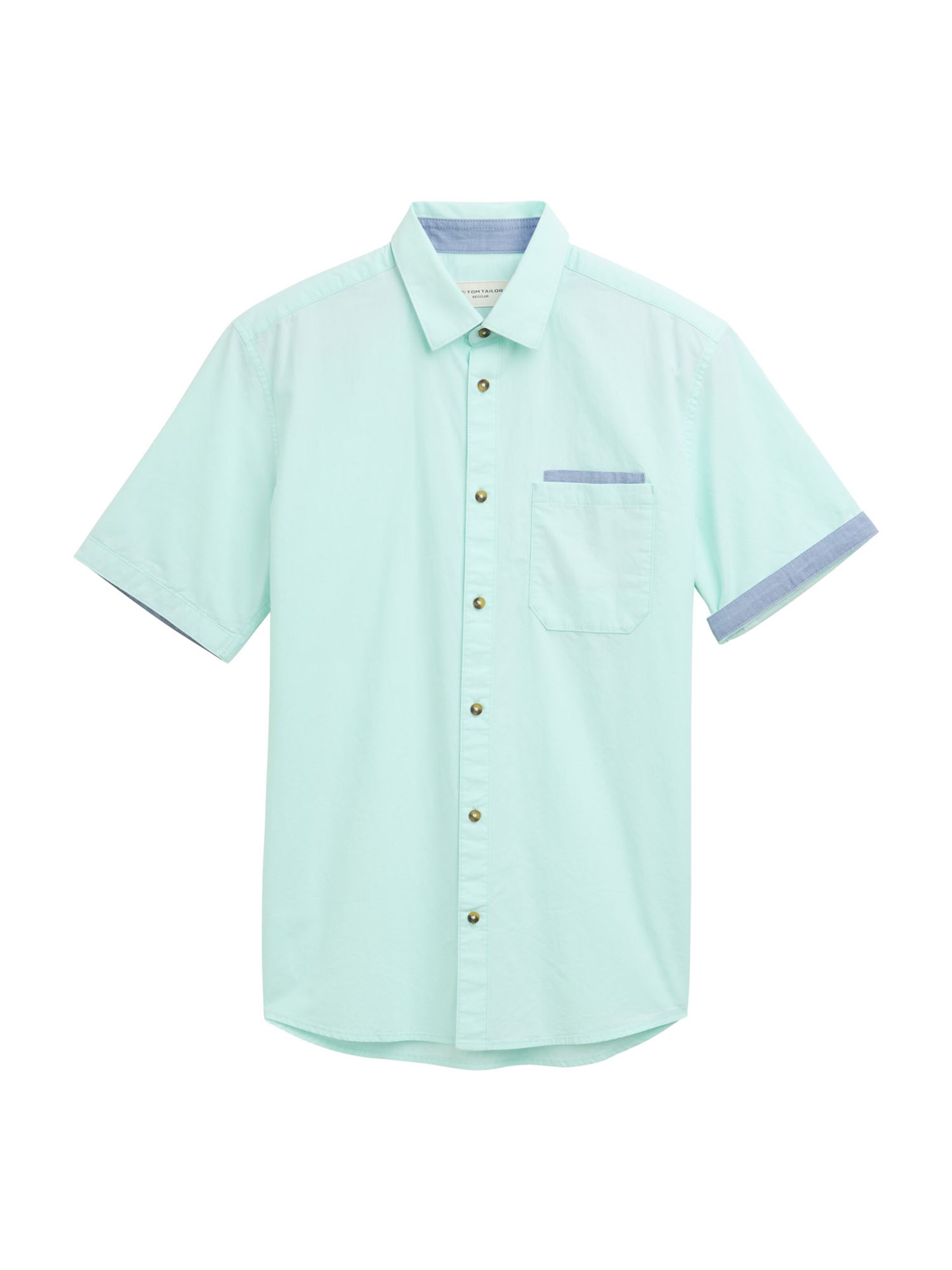 TOM TAILOR Koszula w kolorze zielony: przód