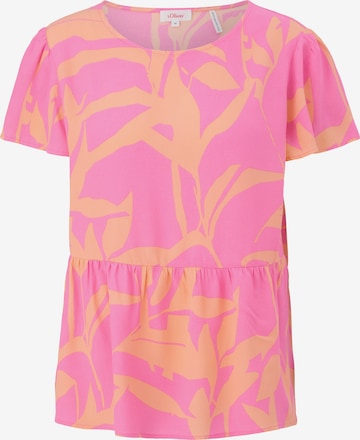 s.Oliver Blouse in Roze: voorkant