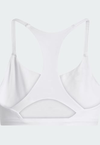 ADIDAS PERFORMANCE Bustier Sport bh 'Opt Ess' in Wit