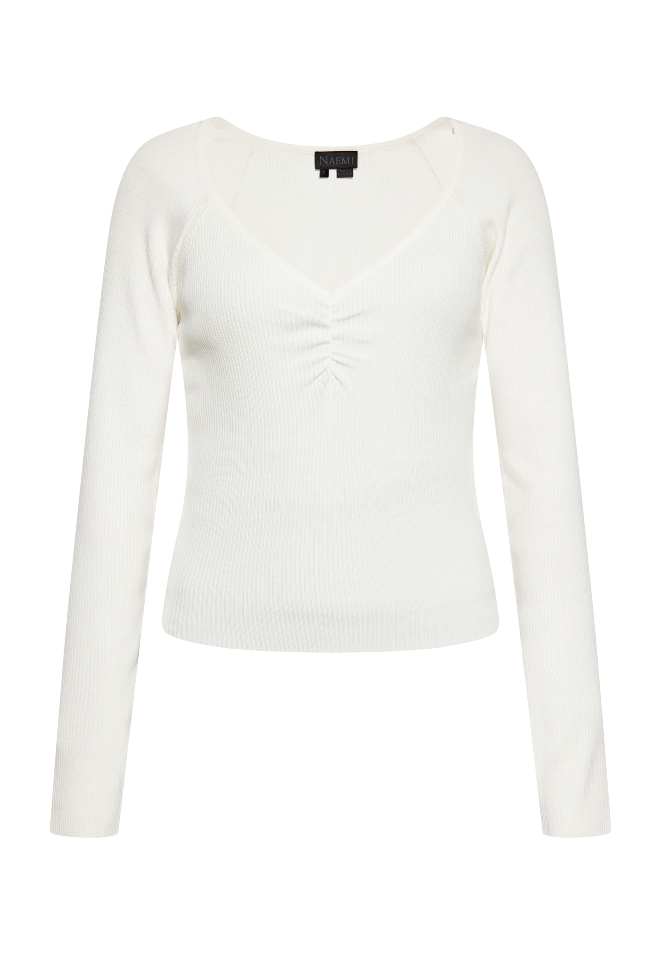 balta NAEMI Marškinėliai: priekis