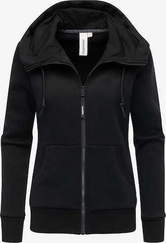 Veste de survêtement 'Neskia' Ragwear en noir : devant
