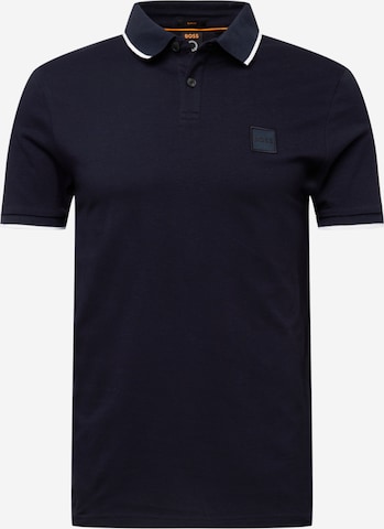 BOSS Orange Shirt 'Passertip' in Blue: front