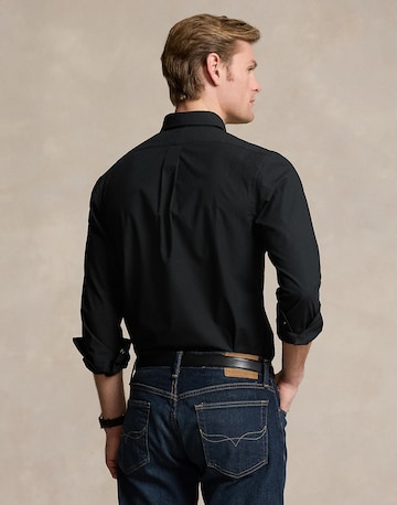 Slim fit Camicia di Polo Ralph Lauren in nero