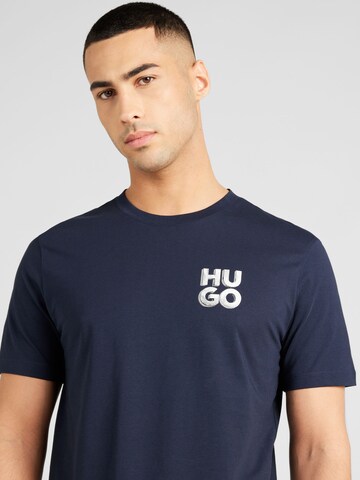 HUGO Тениска 'Detzington 241' в синьо