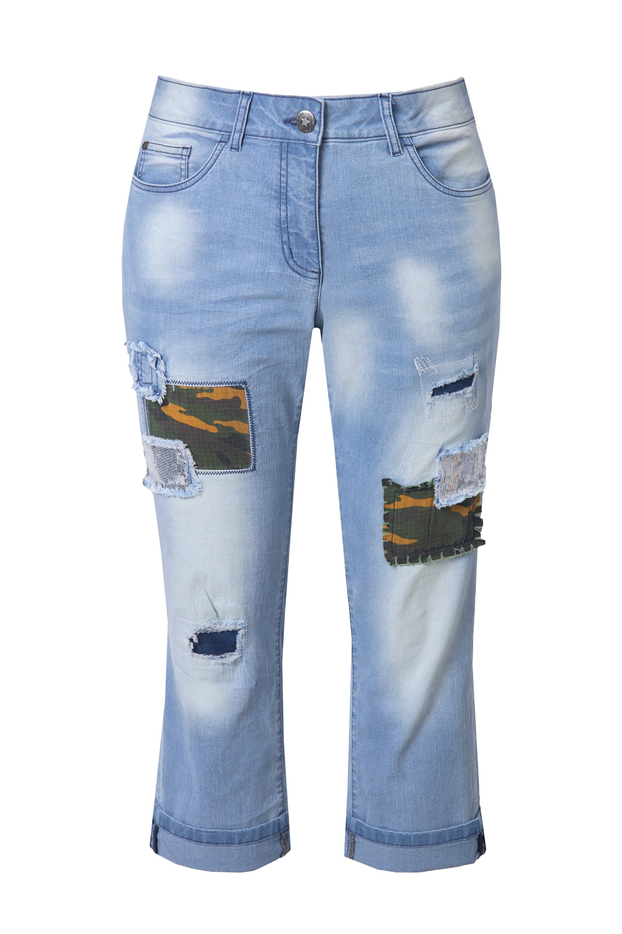Angel of Style Regular Jeans in Blue: front