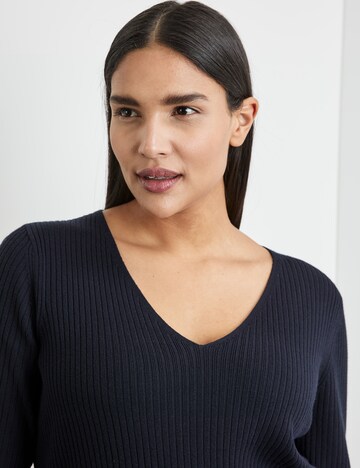 SAMOON Pullover in Blau