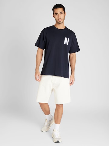 NORSE PROJECTS - Camiseta 'Simon' en azul