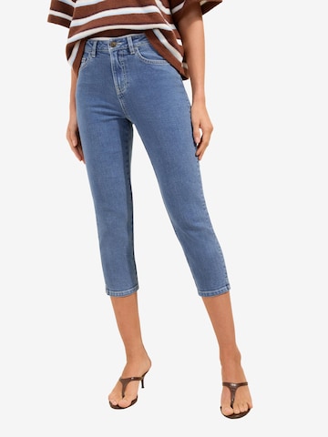 Friends Like These Slimfit Jeans in Blauw: voorkant