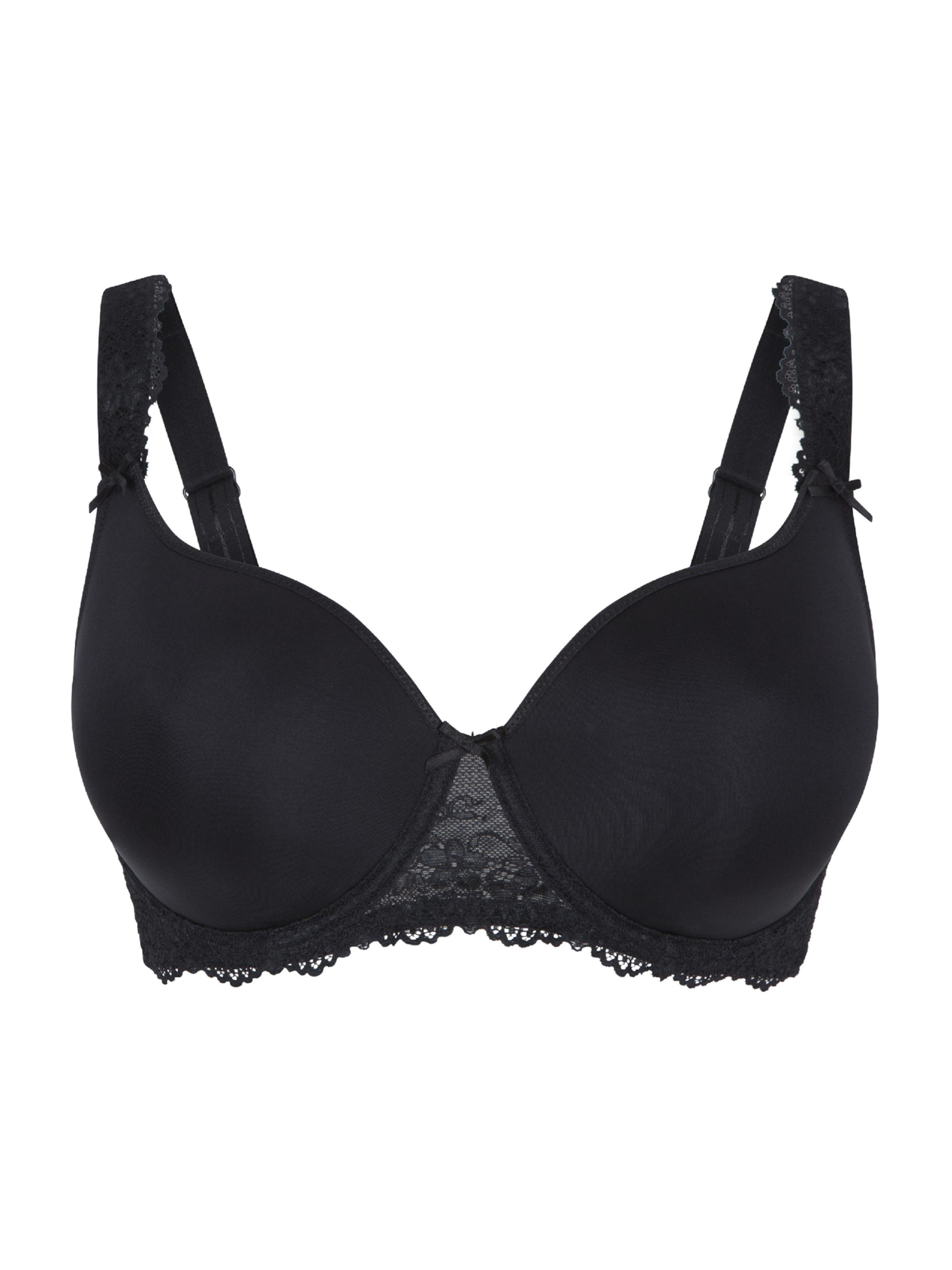 LingaDore Бюстгальтер под футболку Бюстгальтер в Черный: спереди