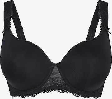 T-shirt Reggiseno di LingaDore in nero: frontale