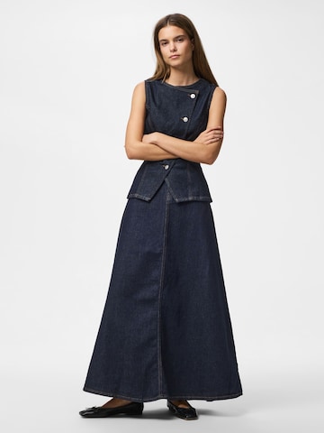 PIECES Rok in Blauw