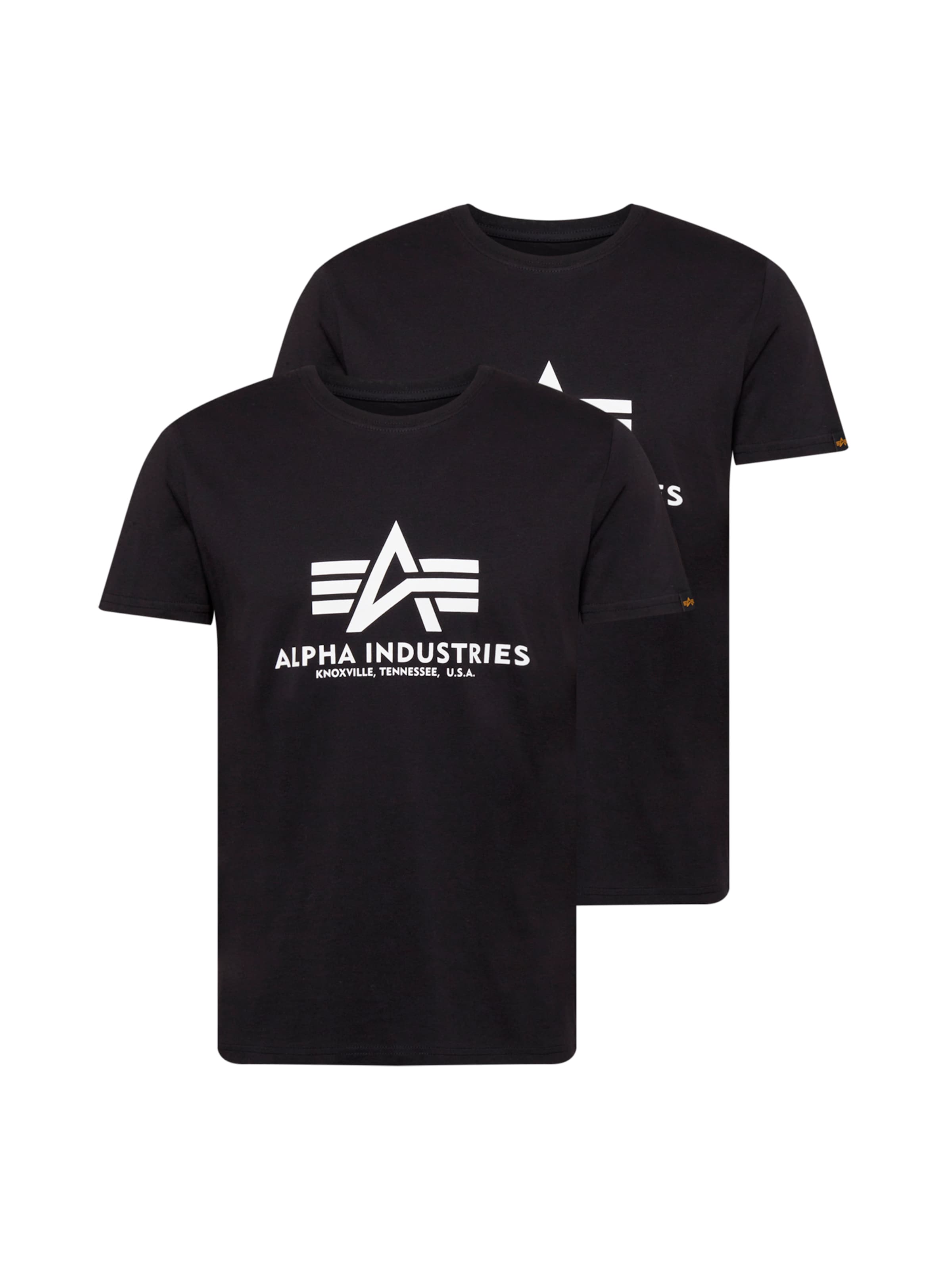 ALPHA INDUSTRIES Shirt in Black: front