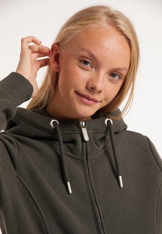 TALENCE Zip-Up Hoodie in Green