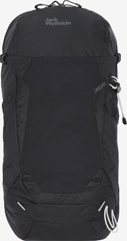 JACK WOLFSKIN Sports Backpack 'Crosstrail' in Black: front