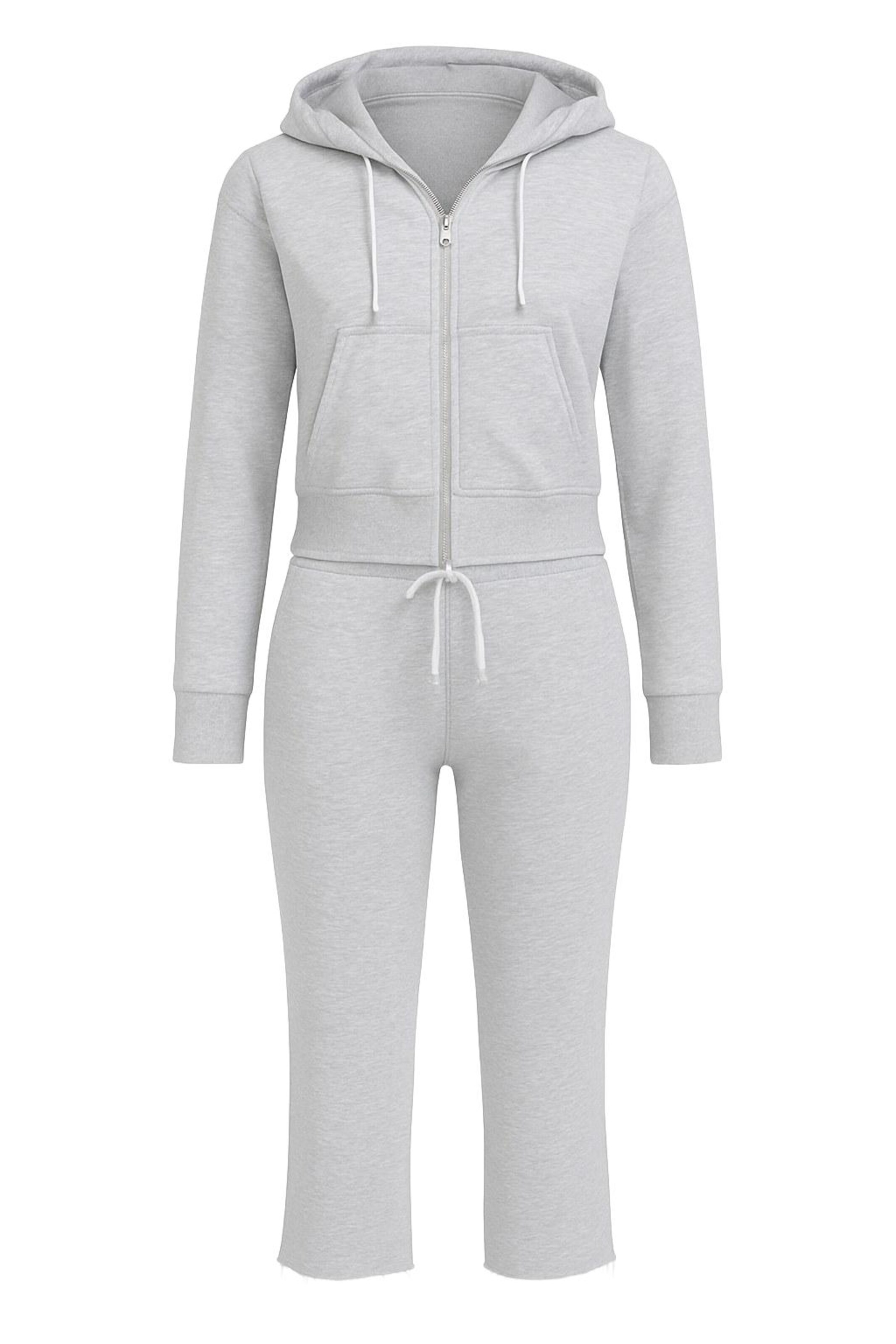 For You Moda Trainingsanzug in Grau: Vorderseite