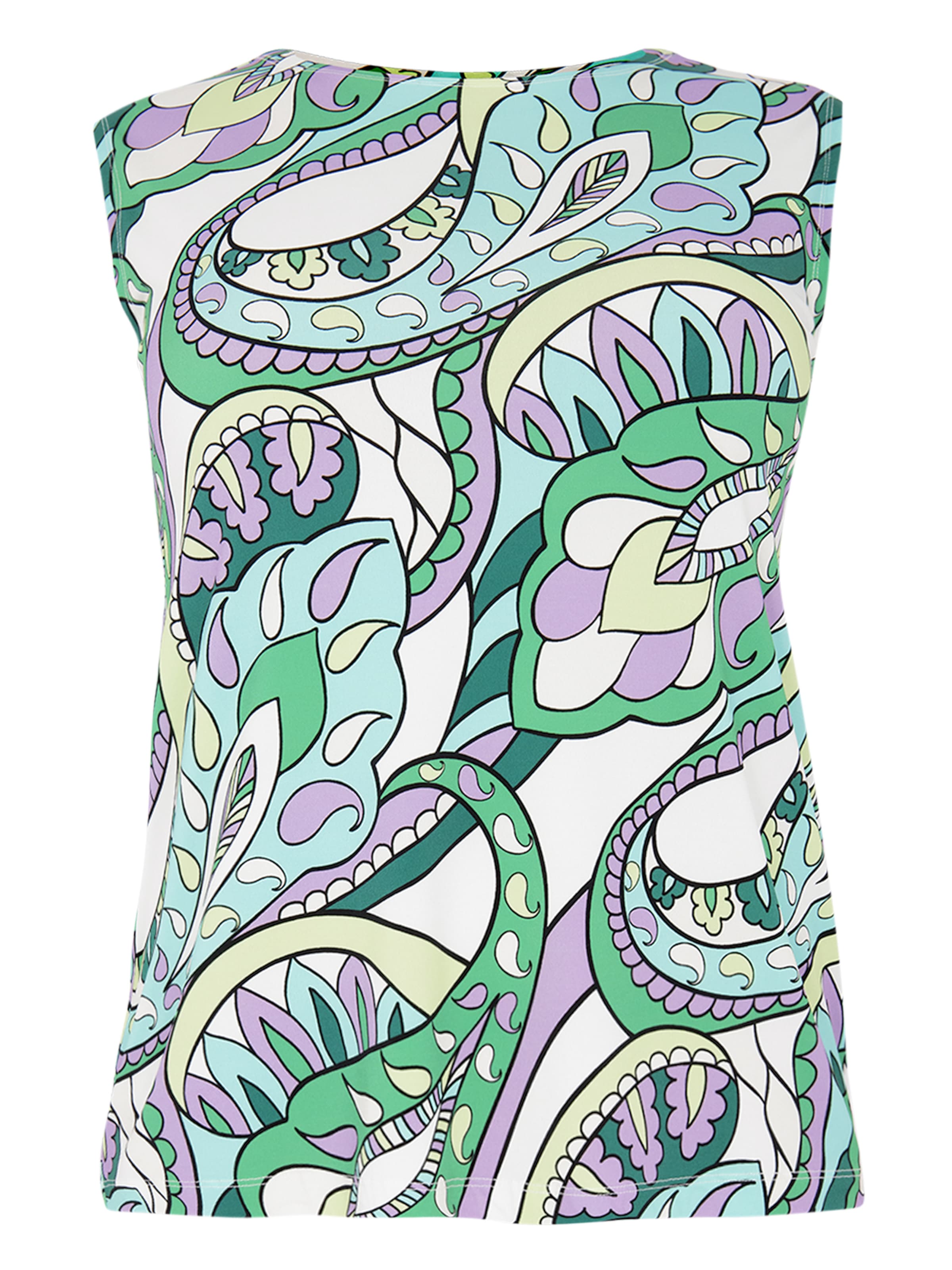 YOEK Top in Mixed colours: front