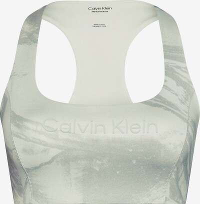 Calvin Klein Sport Soutien-gorge de sport en gris clair / vert clair, Vue avec produit