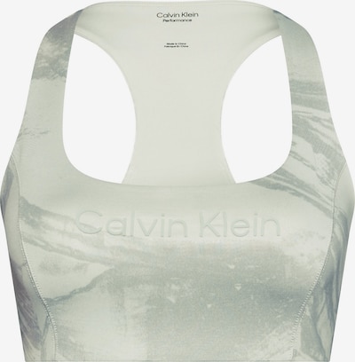 Calvin Klein Sport Soutien-gorge de sport en gris clair / vert clair, Vue avec produit