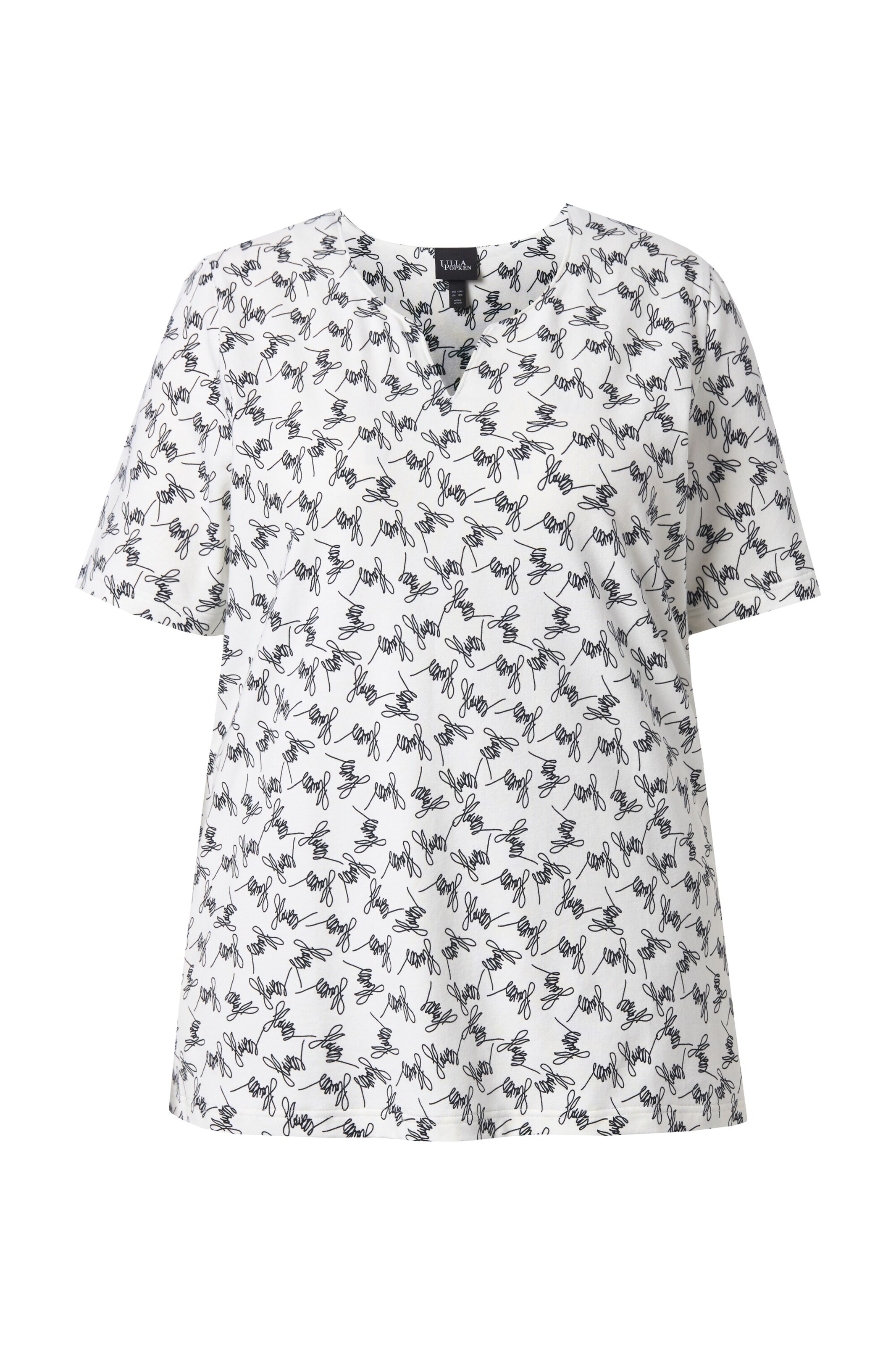 Ulla Popken Shirt in Weiß: Vorderseite