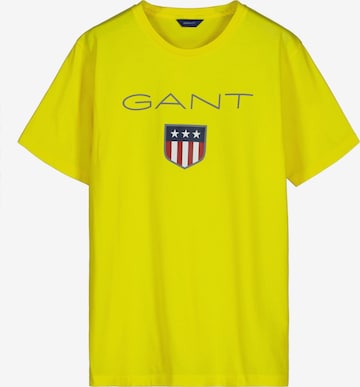 Maglietta di GANT in giallo: frontale