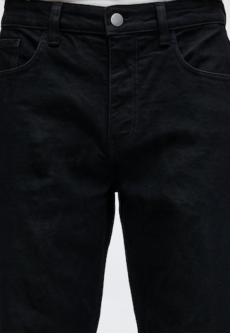 Casual Friday - Perna larga Calças de ganga 'CFHALLUND' em preto: frente