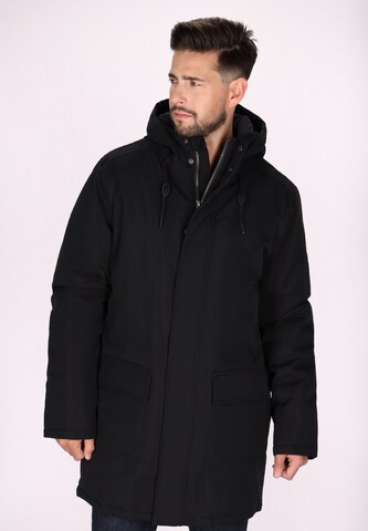 DreiMaster Maritim Winter parka in Black: front