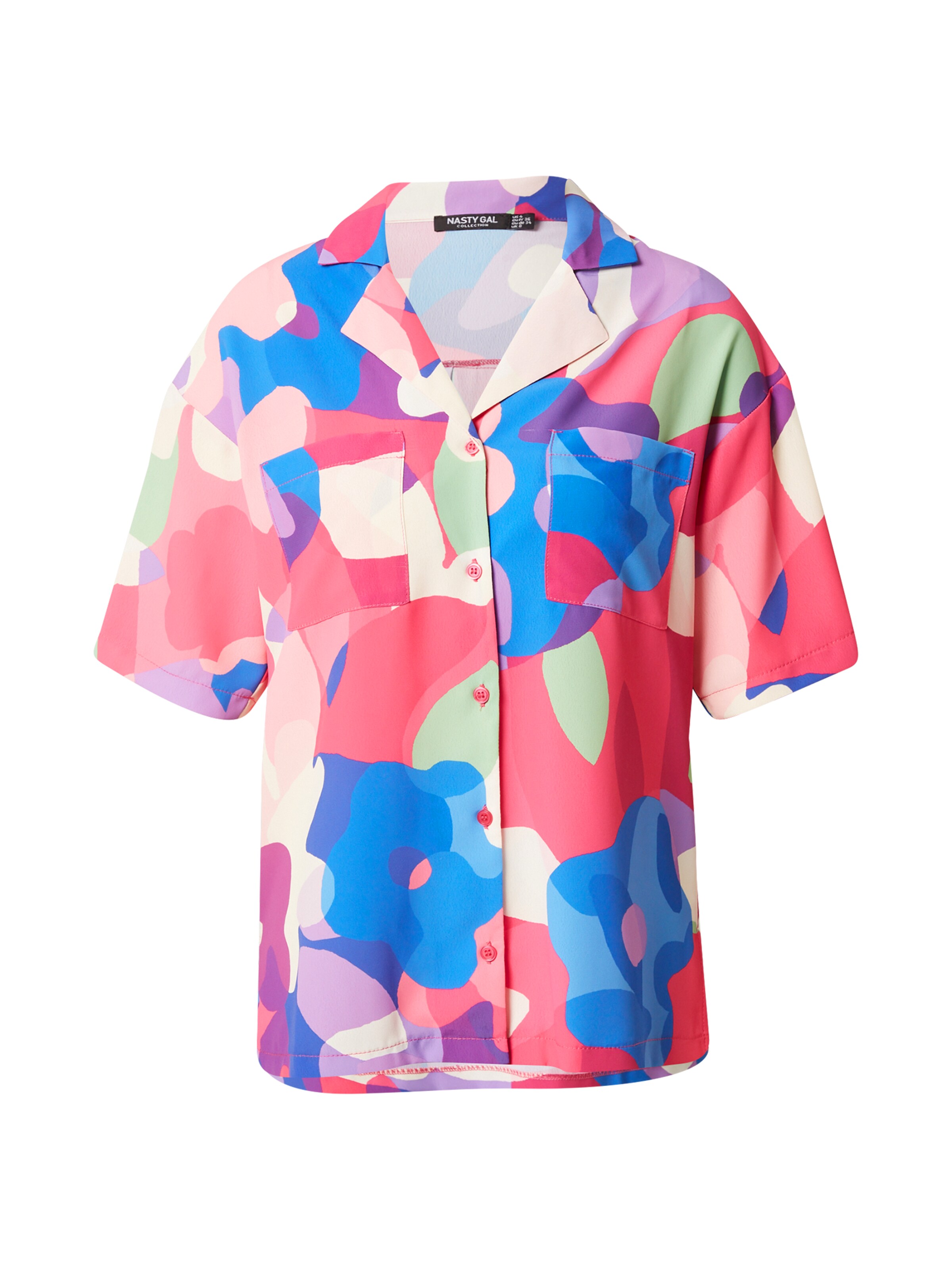 Nasty Gal Блуза в розово: отпред