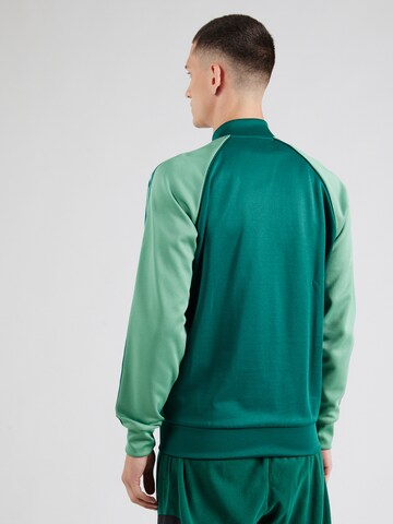 ADIDAS ORIGINALS Zip-Up Hoodie 'Adicolor Classics Sst' in Green