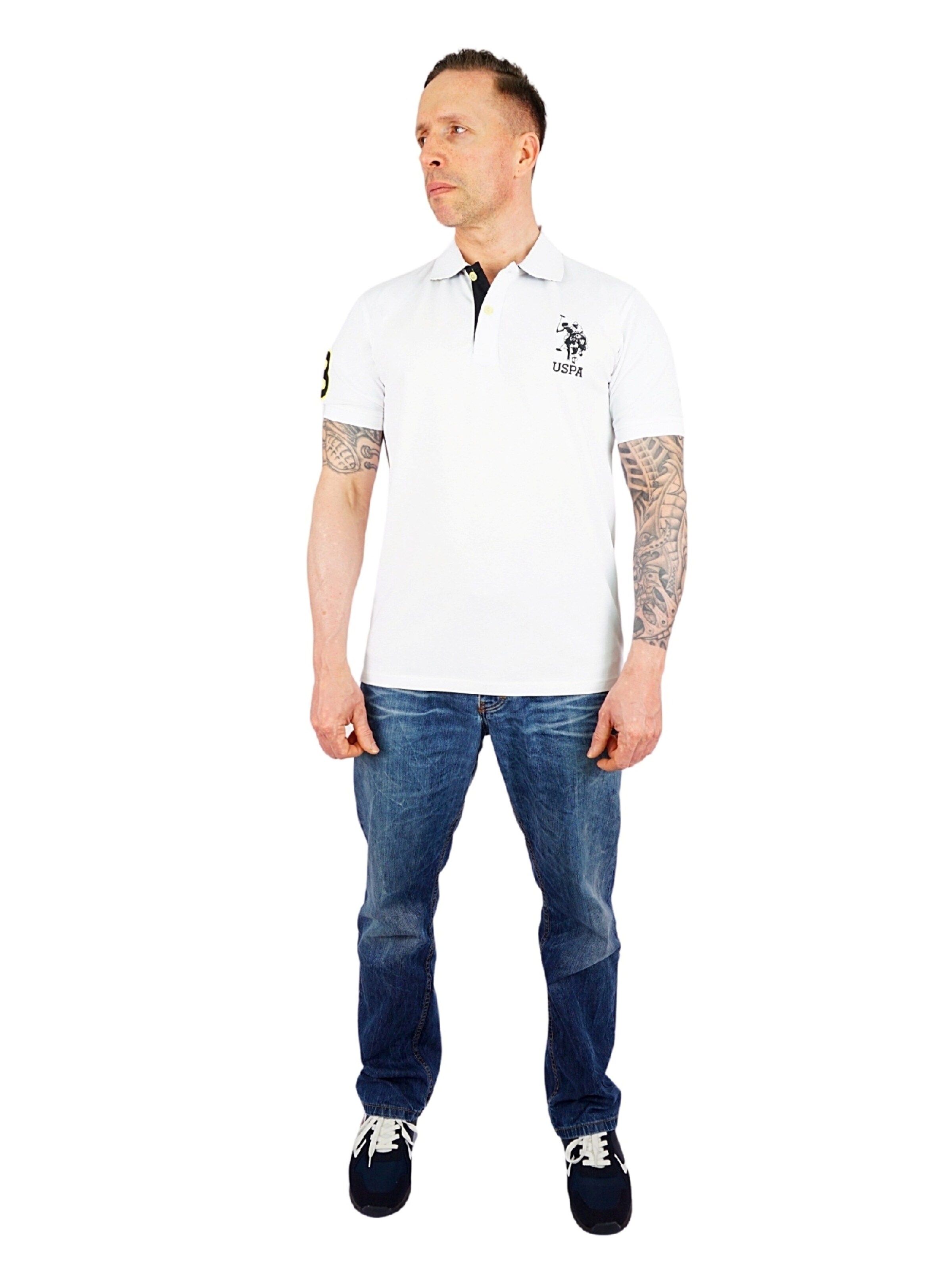 T-Shirt U.S. POLO ASSN. en blanc