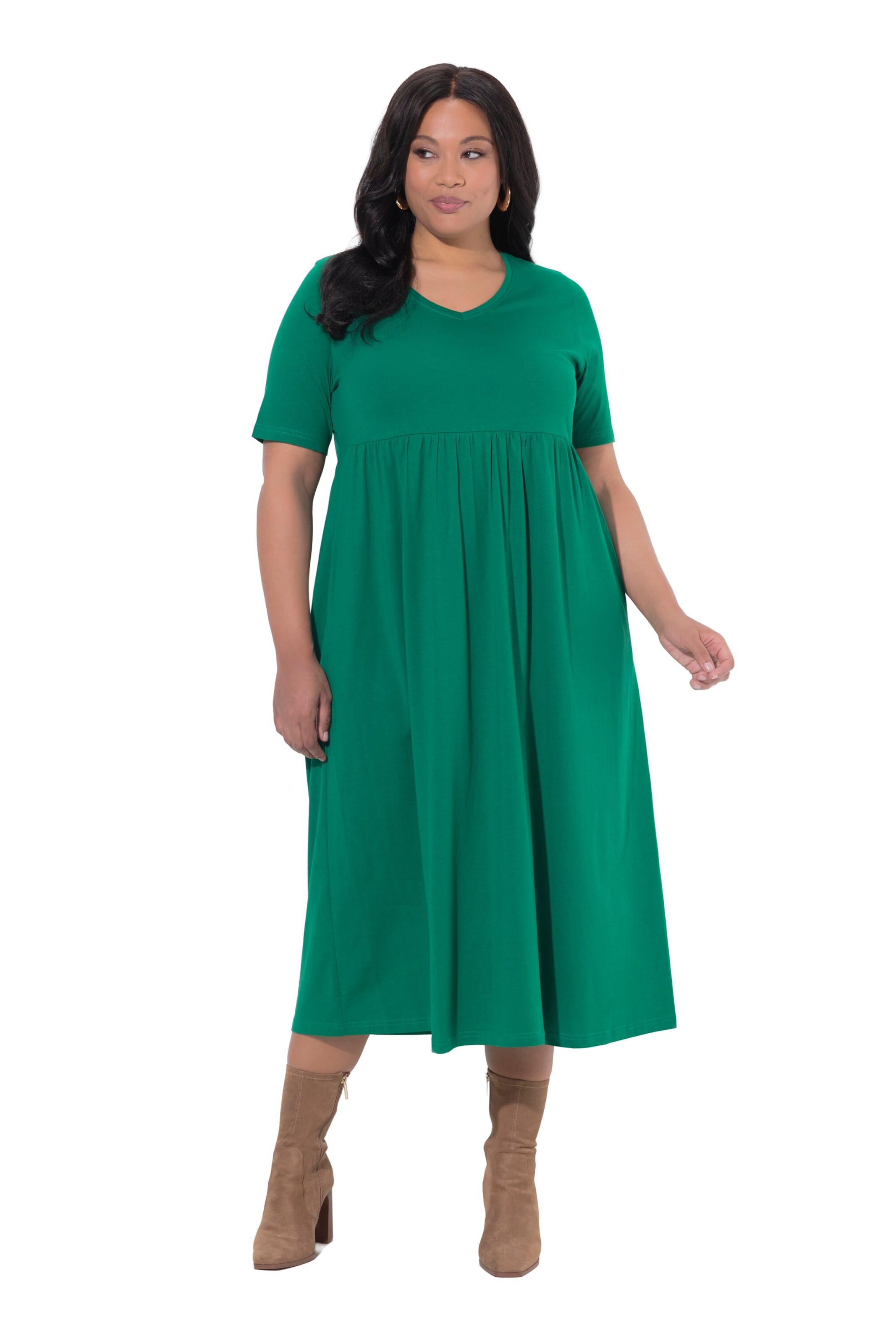 Ulla Popken Zomerjurk in Groen