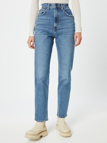 LEVI'S ® Regular Jeans '70s High Slim Straight' in Blauw: voorkant