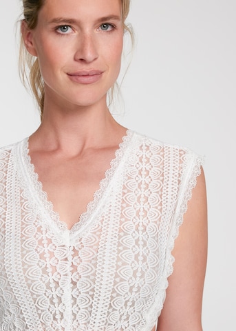 SPIETH & WENSKY Traditional Blouse 'Walhalla' in White