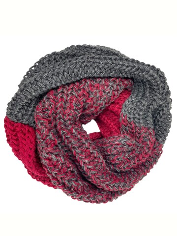 Kumixi Beanie 'Set: Mütze & Loop Schal' in Red