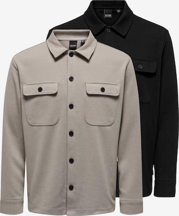 Only & Sons Hemd 'Newkodyl' in Grau: Vorderseite