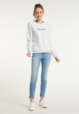 Sweat-shirt Schmuddelwedda en blanc