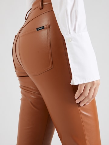 Regular Pantalon 'ALESI' Bardot en marron