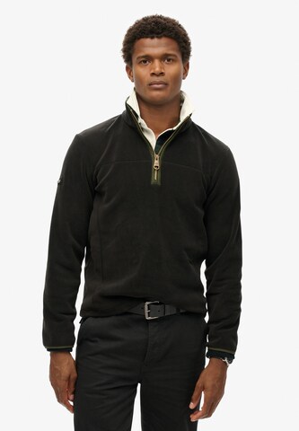 Veste en polaire 'Estate' Superdry en noir : devant